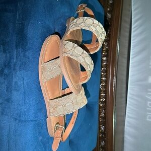 Women coach strap sandals size 8.5